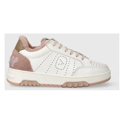 Kožené sneakers boty Off Play COMO bílá barva, COMO 1 WHITE, CIPRIA, TAUPE, GREY