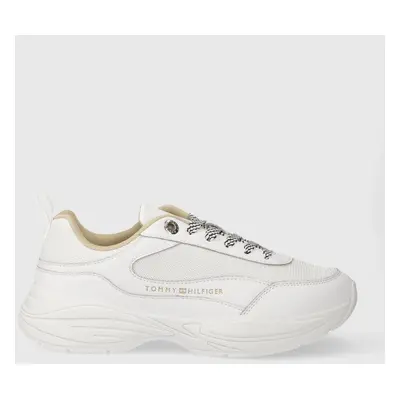 Sneakers boty Tommy Hilfiger CHUNKY RUNNER bílá barva, FW0FW07708