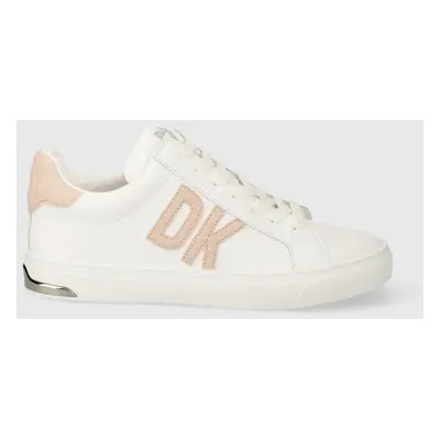 Kožené sneakers boty Dkny ABENI bílá barva, K3374256