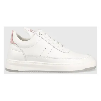 Kožené sneakers boty Filling Pieces Low Top Bianco bílá barva, 10127792081