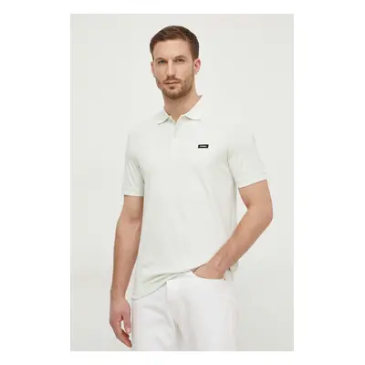 Polo tričko Calvin Klein oranžová barva, K10K111196