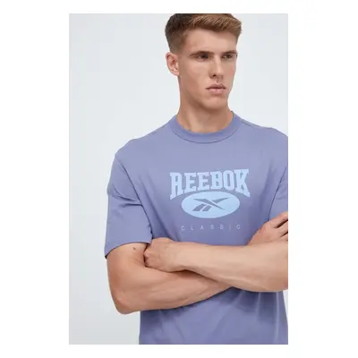 Bavlněné tričko Reebok Classic s potiskem