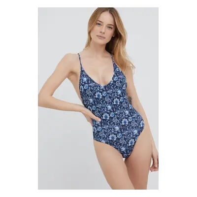 Jednodílné plavky Pepe Jeans Gia Swimsuit tmavomodrá barva, mírně vyztužený košík