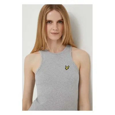 Top Lyle & Scott dámský, šedá barva