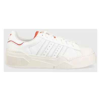 Kožené sneakers boty adidas Originals Superstar Bonega 2B bílá barva