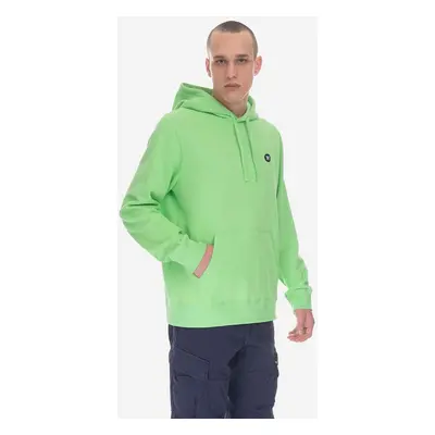 Bavlněná mikina Wood Wood Ian Hoodie GOTS 10245604-2424 PALE GREEN pánská, zelená barva, s kapuc