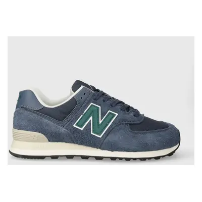 Sneakers boty New Balance 574 tmavomodrá barva, U574SNG