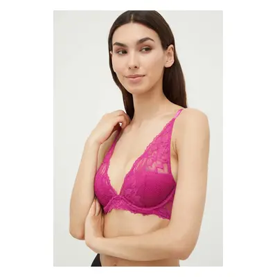 Podprsenka Calvin Klein Underwear fialová barva, 000QF6396E