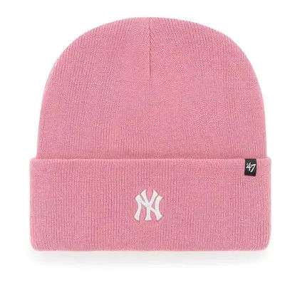 Čepice 47brand Mlb New York Yankees růžová barva,