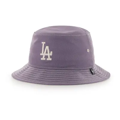 Klobouk 47brand Los Angeles Dodgers fialová barva, bavlněný