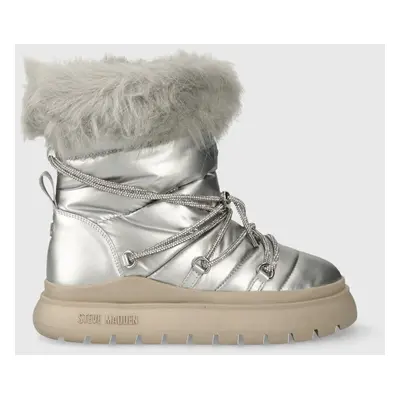 Sněhule Steve Madden Ice-Storm stříbrná barva, SM11002846