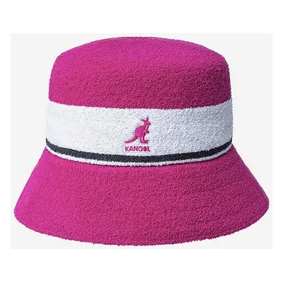 Klobouk Kangol Bermuda Bucket růžová barva, K3326ST.PINK-ELCTRC.PNK