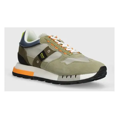 Sneakers boty Blauer HERON zelená barva, S4HERON02.RIS