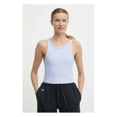 Tréninkový top Under Armour Meridian Rib fialová barva