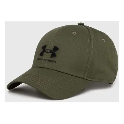 Kšiltovka Under Armour zelená barva, s aplikací, 1381645