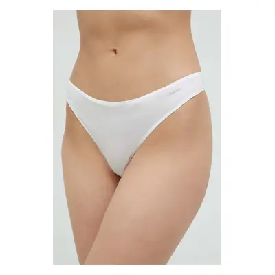 Tanga Calvin Klein Underwear bílá barva