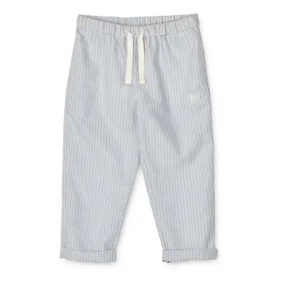 Dětské bavlněné kalhoty Liewood Orlando Stripe Pants vzorované