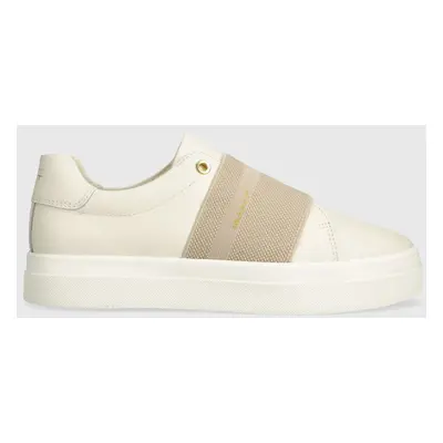 Kožené sneakers boty Gant Avona béžová barva, 28531450.G125