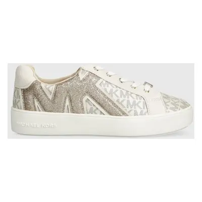 Dětské sneakers boty Michael Kors zlatá barva