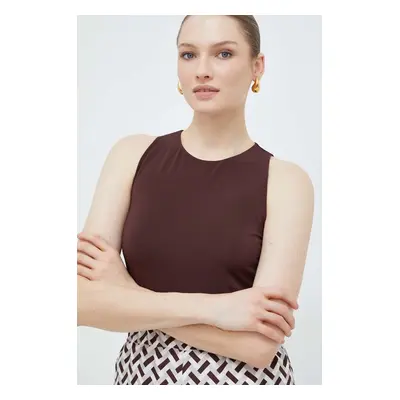 Top Max Mara Leisure dámský, hnědá barva, 2416941017600