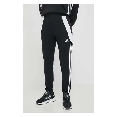 Tréninkové kalhoty adidas Performance Tiro 24 černá barva, vzorované, IJ7657