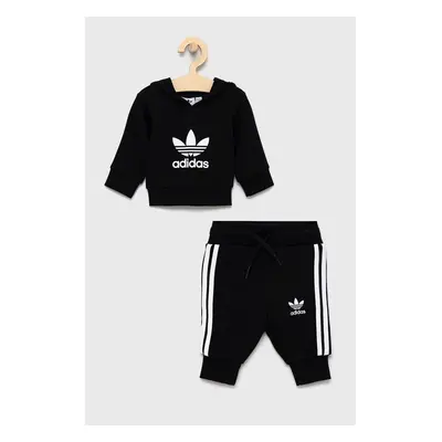 Dětská tepláková souprava adidas Originals H25218 černá barva