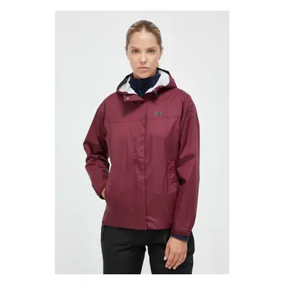 Outdoorová bunda Helly Hansen LOKE vínová barva, 62282