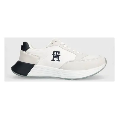 Sneakers boty Tommy Hilfiger CLASSIC ELEVATED RUNNER LOCKER bílá barva, FM0FM04939