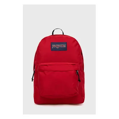 Batoh Jansport červená barva, velký, hladký