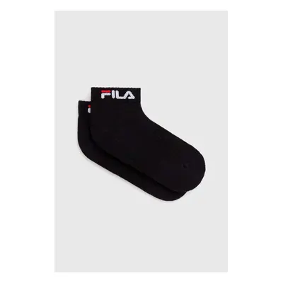 Ponožky Fila 2-pack černá barva