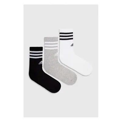 Ponožky adidas 3-pack bílá barva, IC1323