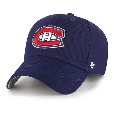 Čepice 47brand NHL Montreal Canadiens šedá barva, s aplikací, H-MVP10WBV-LND