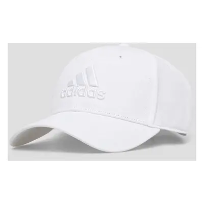 Bavlněná baseballová čepice adidas bílá barva, s aplikací, IR7902