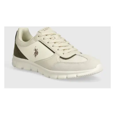 Sneakers boty U.S. Polo Assn. GARY béžová barva, GARY003M 4YT1