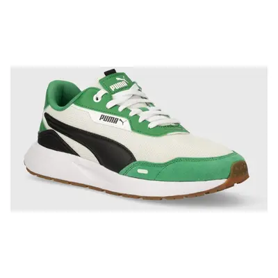 Sneakers boty Puma Runtamed Plus zelená barva, 391250