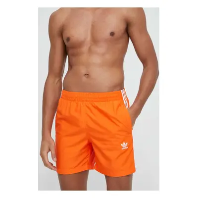 Plavkové šortky adidas Originals oranžová barva, IT8657