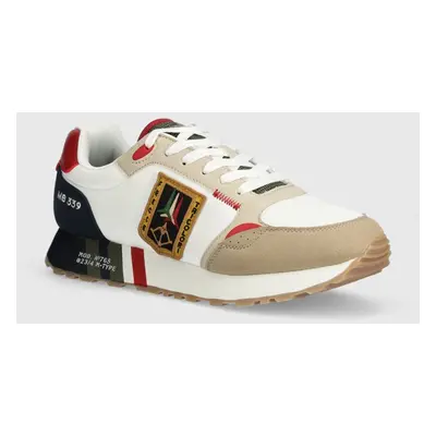 Sneakers boty Aeronautica Militare béžová barva, SC275CT3331