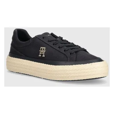 Tenisky Tommy Hilfiger VULC dámské, tmavomodrá barva, FW0FW07673