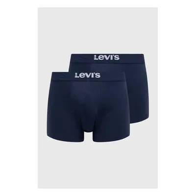 Boxerky Levi's 2-pack pánské, tmavomodrá barva, 37149.0810-006