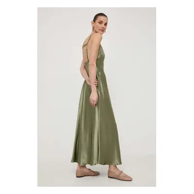 Šaty Max Mara Leisure zelená barva, maxi, 2416221088600