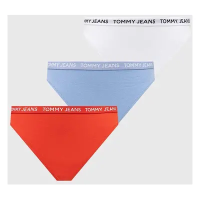 Tanga Tommy Jeans 3-pack bílá barva, UW0UW05008