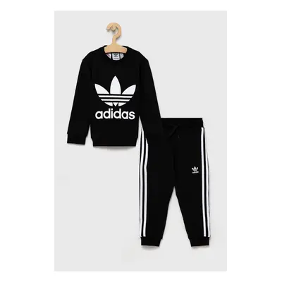 Dětská souprava adidas Originals H25250 černá barva