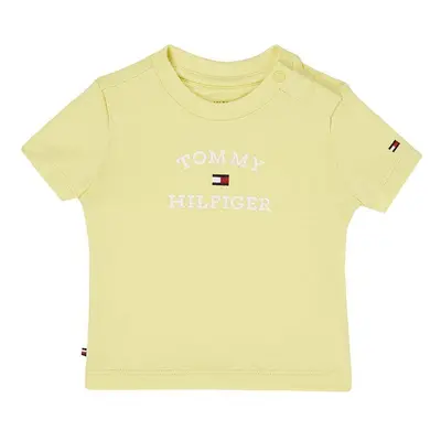 Kojenecké tričko Tommy Hilfiger žlutá barva