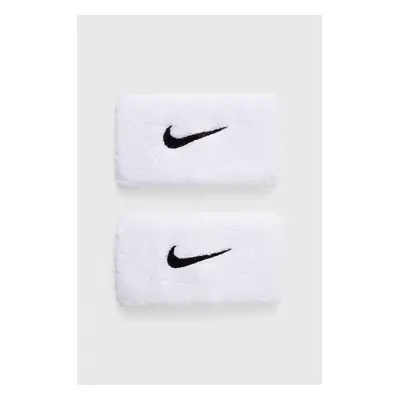 Náramky Nike 2-pack bílá barva