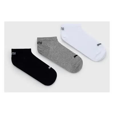 Ponožky Puma (3-pack) dámské, bílá barva, 906807