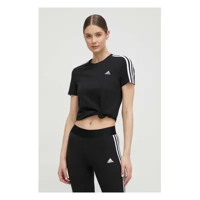 Tričko adidas GL0784 dámské, černá barva, GL0784