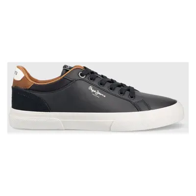 Sneakers boty Pepe Jeans KENTON COURT tmavomodrá barva, PMS30839