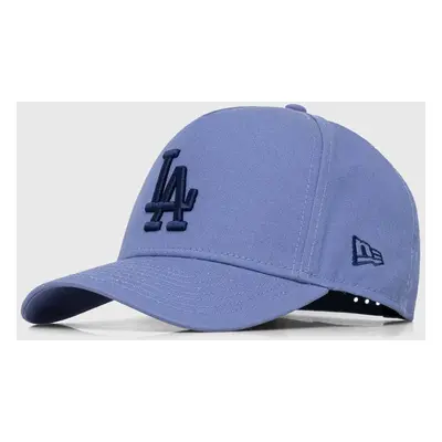 Bavlněná baseballová čepice New Era LOS ANGELES DODGERS s aplikací