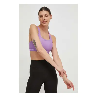 Sportovní podprsenka Under Armour Crossback fialová barva, 1361034