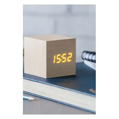 Stolní hodiny Gingko Design Cube Click Clock